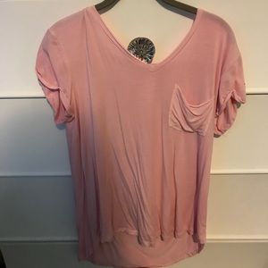 american eagle pink “soft and sexy” t-shirt